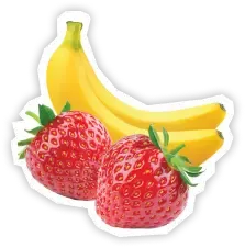 strawberry banana