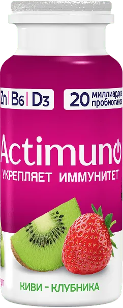 Актимуно Киви-клубника, 95 мл